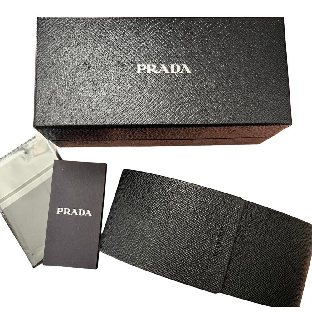 NIB Prada SPR 03X Gray Tortoise Havana Blue Gradient Sunglasses (PRXX050) - Picture 5 of 5